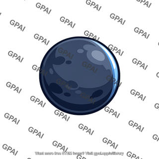 Dark blue planet