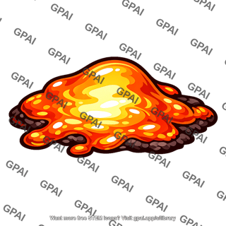 Molten material