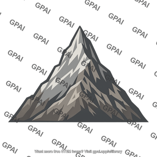 Remote mountain peak