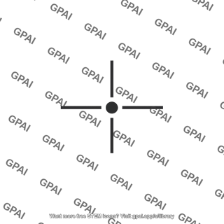 Center of mass marker crosshair