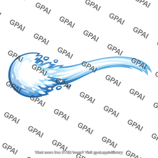 Water splash motion