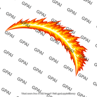 Shock wave turbulent jagged arc