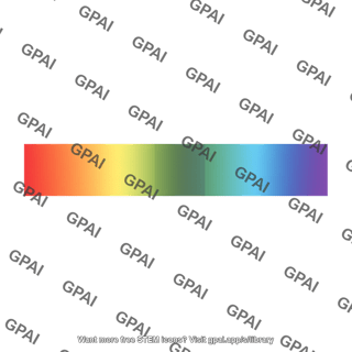 Visible light spectrum