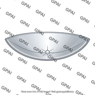 Parabolic dish surface