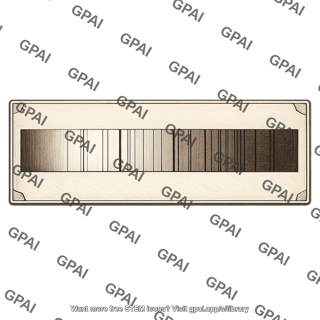 Stellar spectrum photograph
