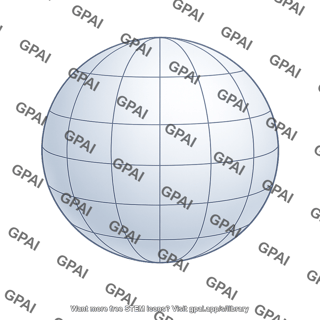 Sphere with guide lines