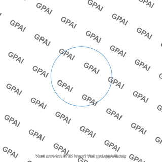 Blue circle outline