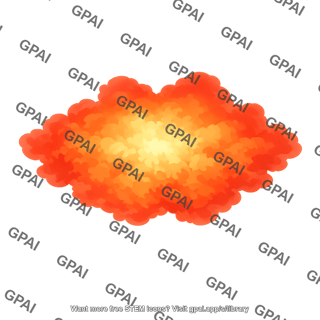 Intracluster gas hot orange red