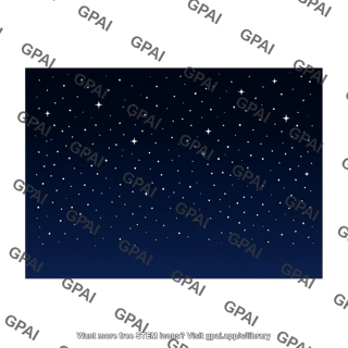 Dark night sky