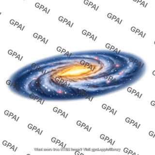 Milky way galaxy oblique