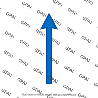 Upward transition arrow