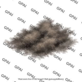 Interstellar dust cloud