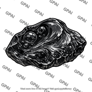 Shock melted glass