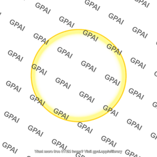 Yellow glowing sphere