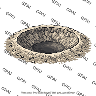 Simple impact crater