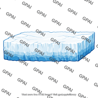 Thick ice crust