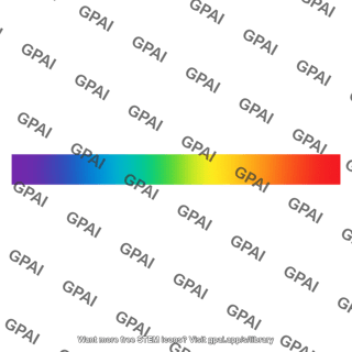Visible light spectrum