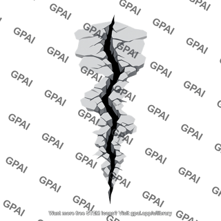 Fracture in rock