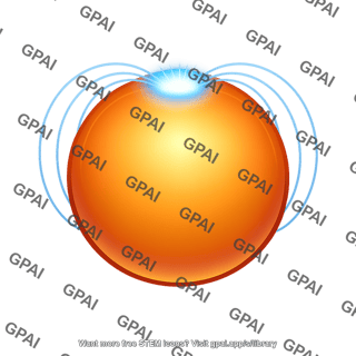 Stellar magnetic pole