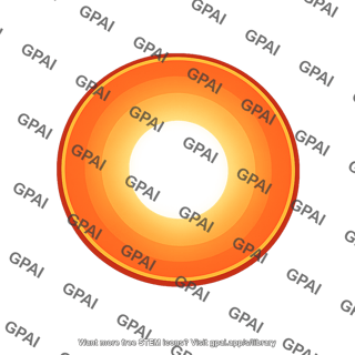Main sequence star model 1 solar mass