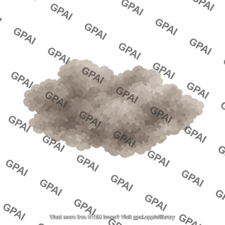 Interstellar extinction dust cloud