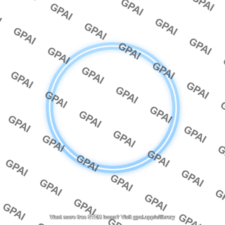 Concentric blue rings