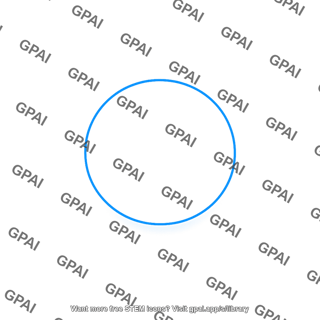 Blue circle outline