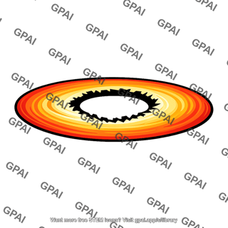 Accretion disk disrupted