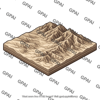 Three dimensional topographic map