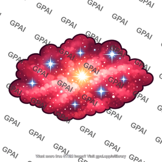 Star formation region lit