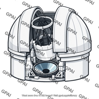 Observatory reflecting telescope
