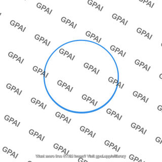 Blue circle outline