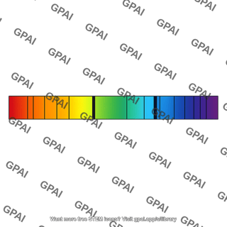 Stellar spectrum iron line