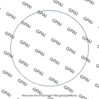 Blue circle outline
