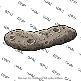 Elongated asteroid