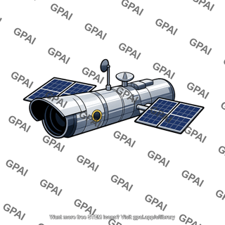 Space telescope satellite