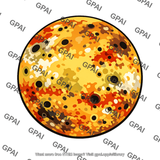 Volcanic moon
