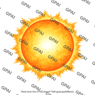 Sun with irregular corona