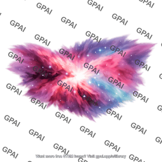 Stylized nebula