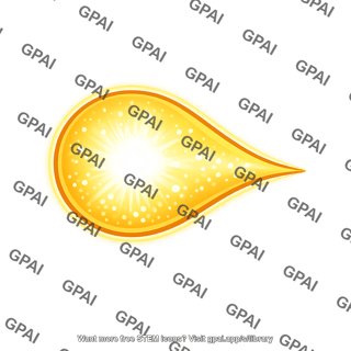 Star teardrop shaped