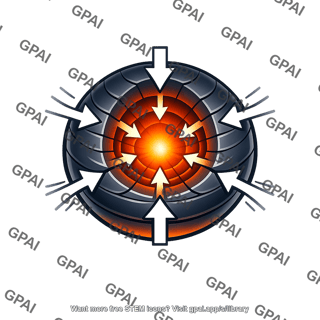 Iron core collapsing