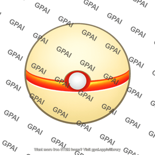 Stylized pokeball