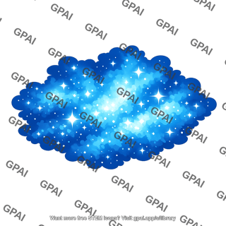 Star forming region blue