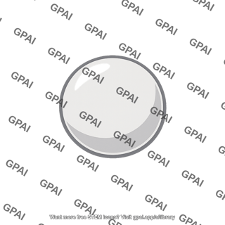 Spherical dust particle