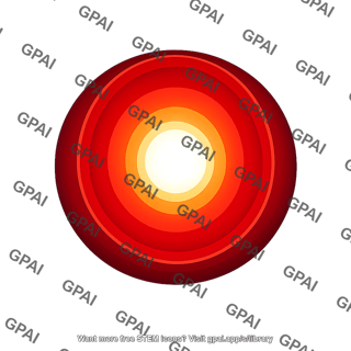 Massive evolved stellar core
