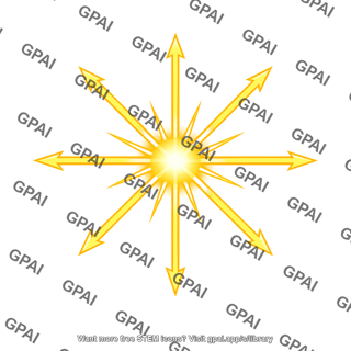 Stellar radiation flux