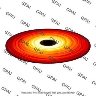 Accretion disk face on