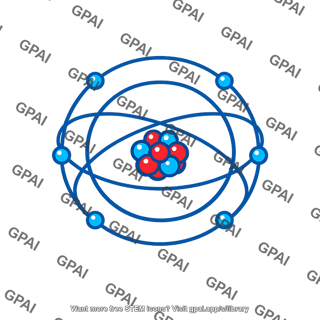 Stylized atom