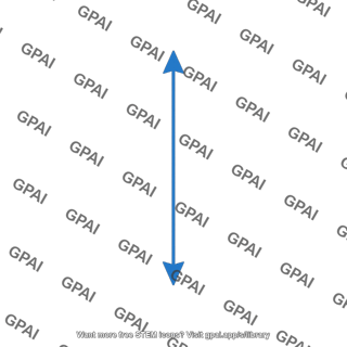 Vertical double headed arrow