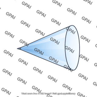 Solid angle cone 3d